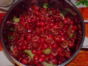 Rhabarber-Süßkirsch-Konfitüre - Rezept - Bild Nr. 8