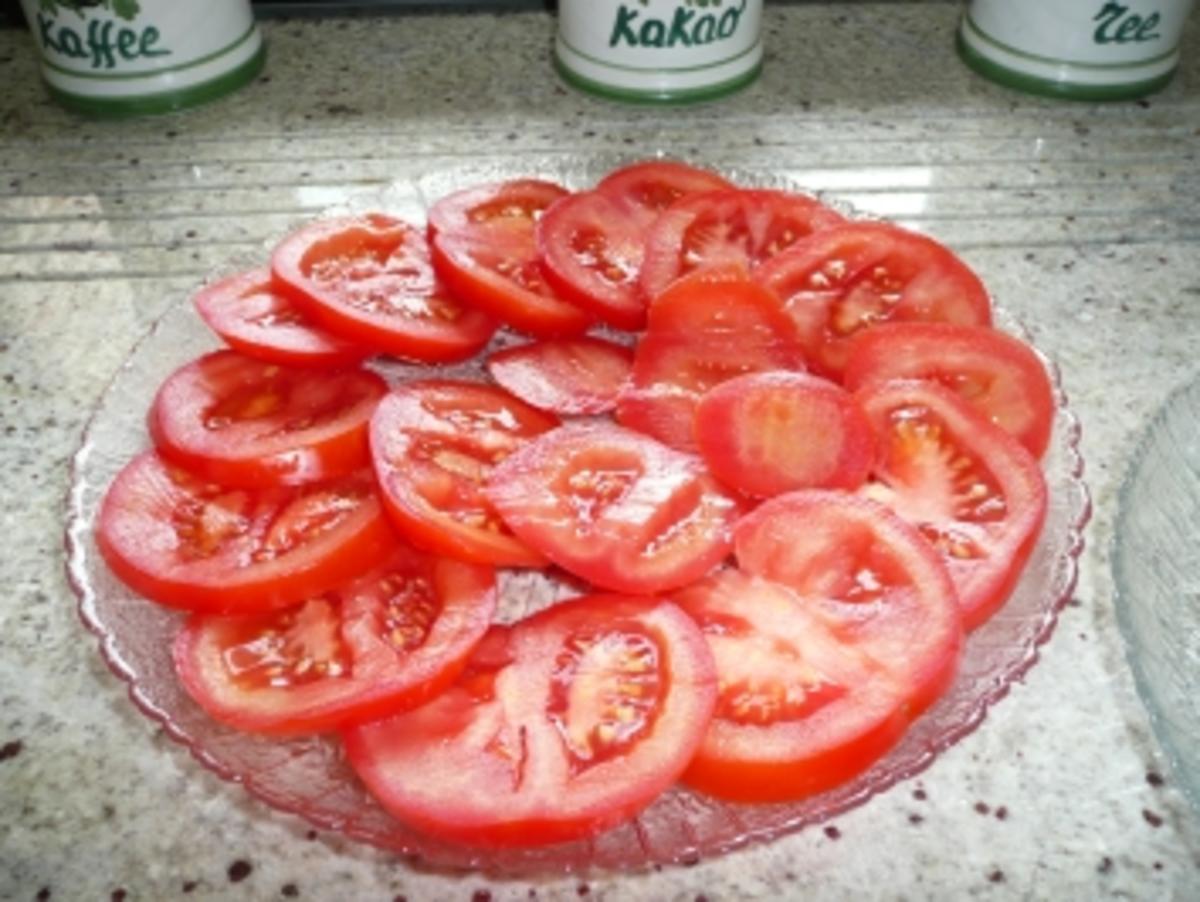 Sommerlicher Tomaten - Lauchsalat mit Mozzarella - Rezept - Bild Nr. 4