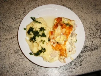 Huhn in Eiermilch gebacken - Rezept