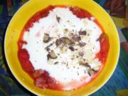Dessert: Eigene Erdbeeren mit Joghurt und Fio-Lim - Rezept