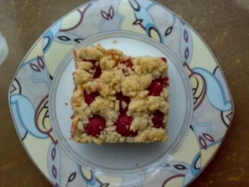 ** Kuchen & Co. ** Himbeer-Streuselkuchen vom Blech - Rezept