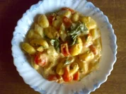 ** Spargelsaison ** Spargel - Gnocchi - Pfanne mit Rucola - Rezept