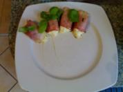 Antipasti - Mozzarella im Speck - Rezept