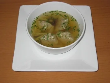 Wan-Tan-Suppe - Rezept