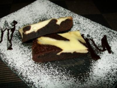 cheesecake-brownies - Rezept