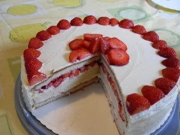 schnelle Erdbeertorte - Rezept - Bild Nr. 2
