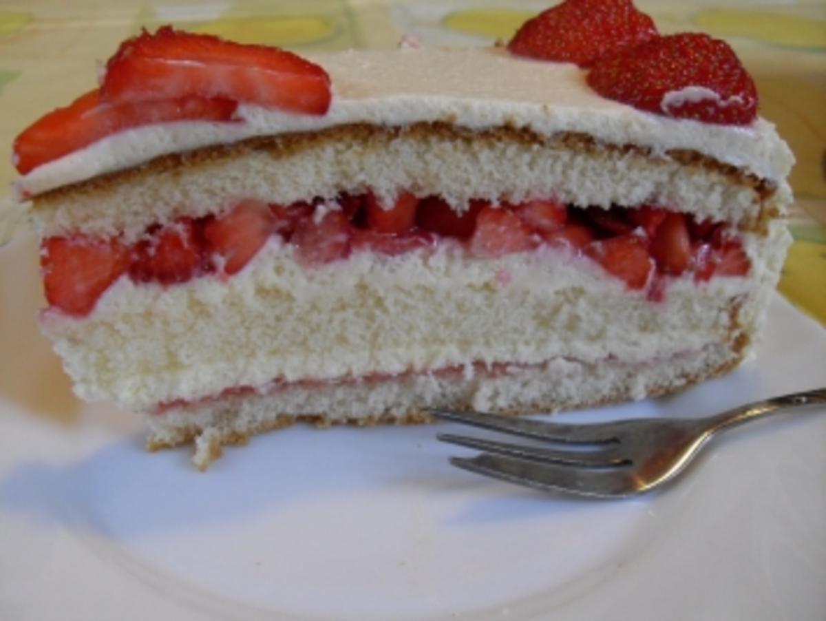 schnelle Erdbeertorte - Rezept - Bild Nr. 3