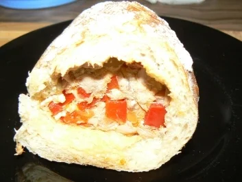 gefülltes Thunfischbaguette/ brötchen - Rezept - Bild Nr. 2