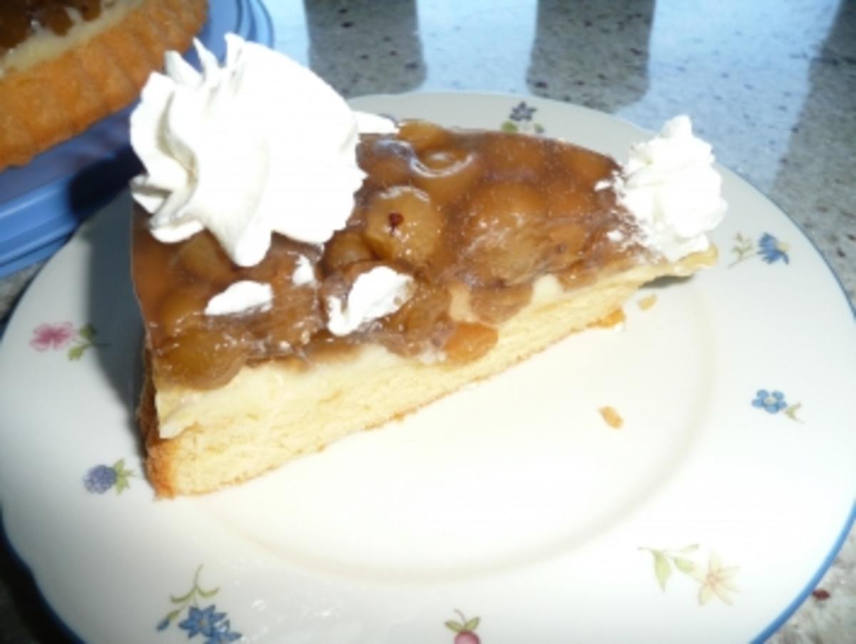 Stachelbeerkuchen mit Pudding - Rezept - Bild Nr. 3