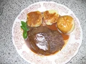 Hauptgericht: Rinder-Hüftsteak in Rotweinsoße - Rezept