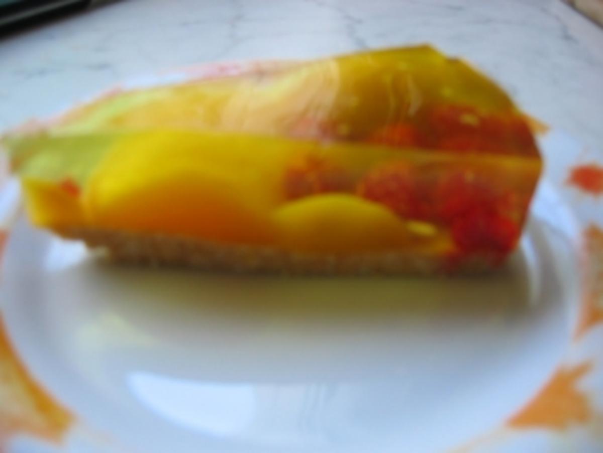 Götterspeise-Früchte-Torte - Rezept - Bild Nr. 2