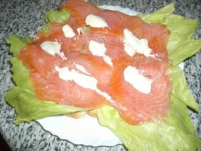 Lachs-Toast - Rezept