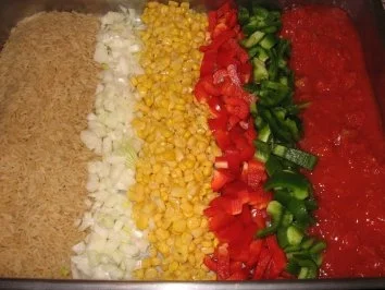 Spanische Reispfanne - Rezept