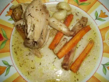 Rezept: Knoblauchhenderl Knoblauchhenderl - Rezept