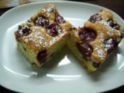 Kirschkuchen mit Marzipan - Rezept