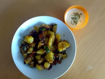 Rezept: ** Beilagen ** provencialische Bratkartoffeln ** Beilagen ** provencialische Bratkartoffeln - Rezept