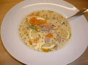 Kalbsrahmsuppe, sauer mit Estragon - Rezept
