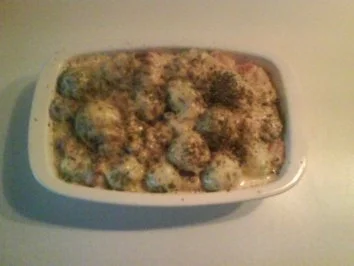 Rezept: Auflauf: Rosenkohl-Gratin Bild Nr. 5 Auflauf: Rosenkohl-Gratin - Rezept - Bild Nr. 5