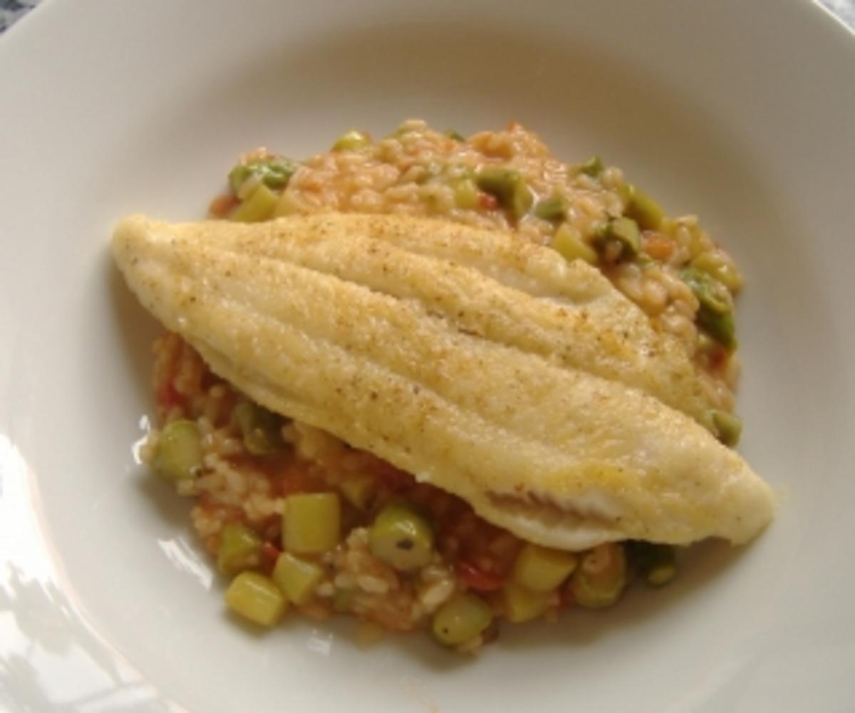 Risotto mit grünem Spargel und Tomate Rezept kochbar.de