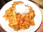 Penne mit Salsiccia - Rezept