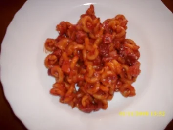 Rezept: Oma`s Tomatennudeln Oma`s Tomatennudeln - Rezept