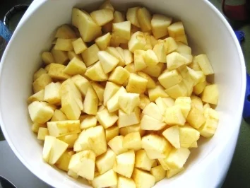 Rezept: Apfelkuchen vom Blech Bild Nr. 2 Apfelkuchen vom Blech - Rezept - Bild Nr. 2