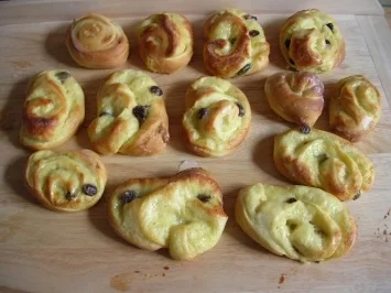 Puddingschnecken - Rezept