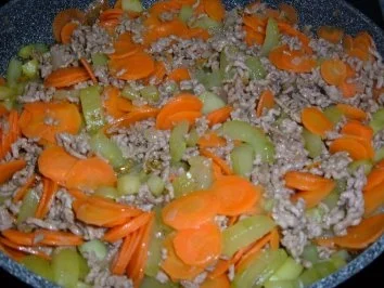 Schmorgurkenpfanne mit Gehacktes - Rezept - Bild Nr. 7