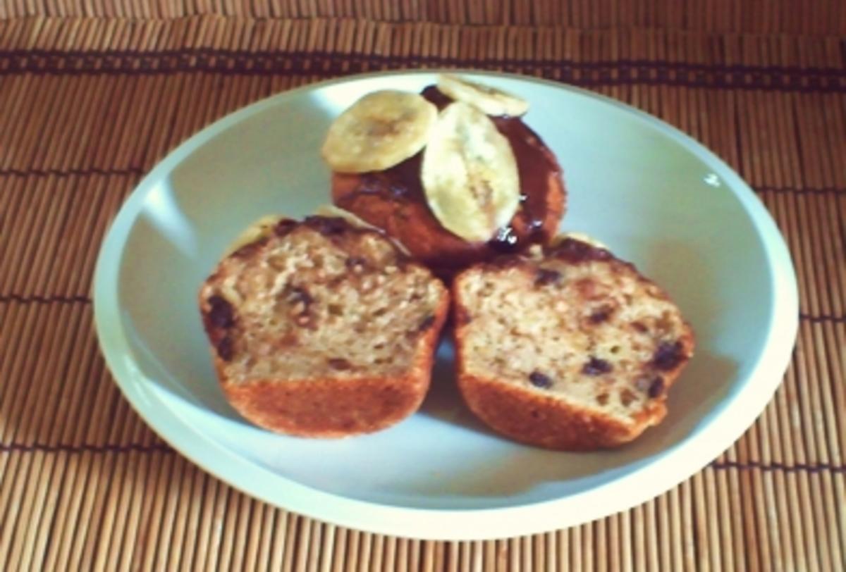 Banana-Choc-Walnut-Muffins  amerik. - Rezept Eingereicht von zimtzicke