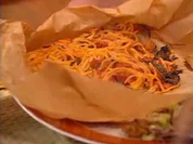Scharfe Spaghetti im Papier - Rezept