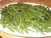 kleine grüne Schlangen(-bohnen) - Rezept