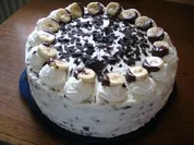 Bananen-Straciatella-Eierlikör Sahnetorte - Rezept