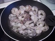 Thai - Gebratene Garnelen mit rotem Curry - Rezept