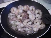 Thai - Gebratene Garnelen mit rotem Curry - Rezept