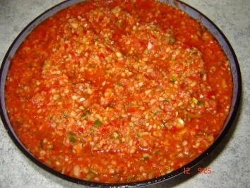 Scharfe Soße (Aci Meze) - Rezept