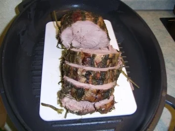 Kaltgebeizter Putenrollbraten im Dillmantel - Rezept - Bild Nr. 11