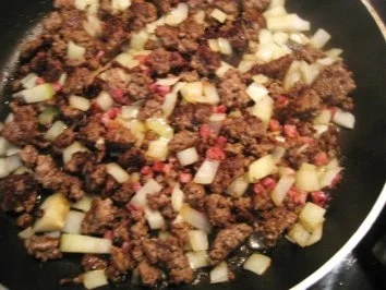 Penne mit sehr scharfem Hackfleisch - Rezept - Bild Nr. 4