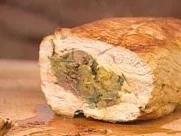 Pute mit Brotfüllung und gerösteten Pastinaken - Rezept - Bild Nr. 9