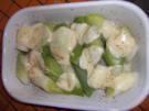 Seelachs mit Lauch überbacken - Rezept