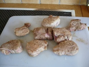 Schweinefilet zum Essen ... GRINS.. - Rezept