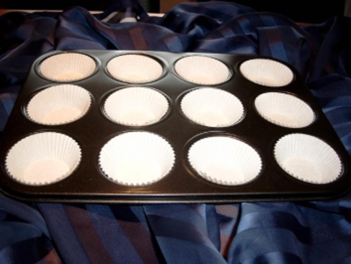 Milka-Muffins weiß-schwarz - Rezept - Bild Nr. 6