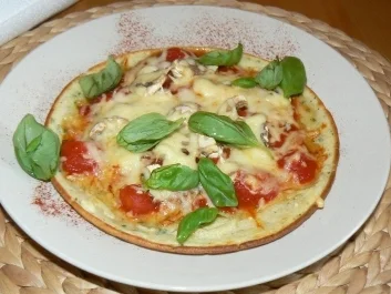 Rezept: Pfannkuchenpizza Pfannkuchenpizza - Rezept