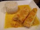 Lachsfilets in Orangen-Weißwein-Sauce - Rezept