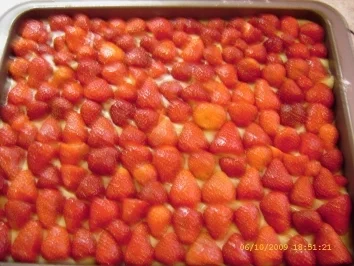 Rezept: Erdbeerschnitten Bild Nr. 5 Erdbeerschnitten - Rezept - Bild Nr. 5