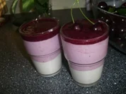 3- Schichten Kirsch-Quark-Dessert - Rezept