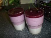 3- Schichten Kirsch-Quark-Dessert - Rezept