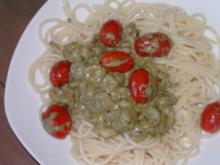 Spaghetti mit Shrimps - Rezept