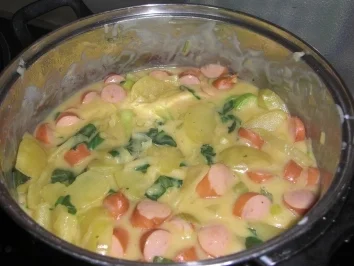 Rezept: Basilikum-Bechamel-Kartoffeln Basilikum-Bechamel-Kartoffeln - Rezept