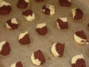 Schoko - Doppel, feiner Knusperkeks - Rezept - Bild Nr. 7