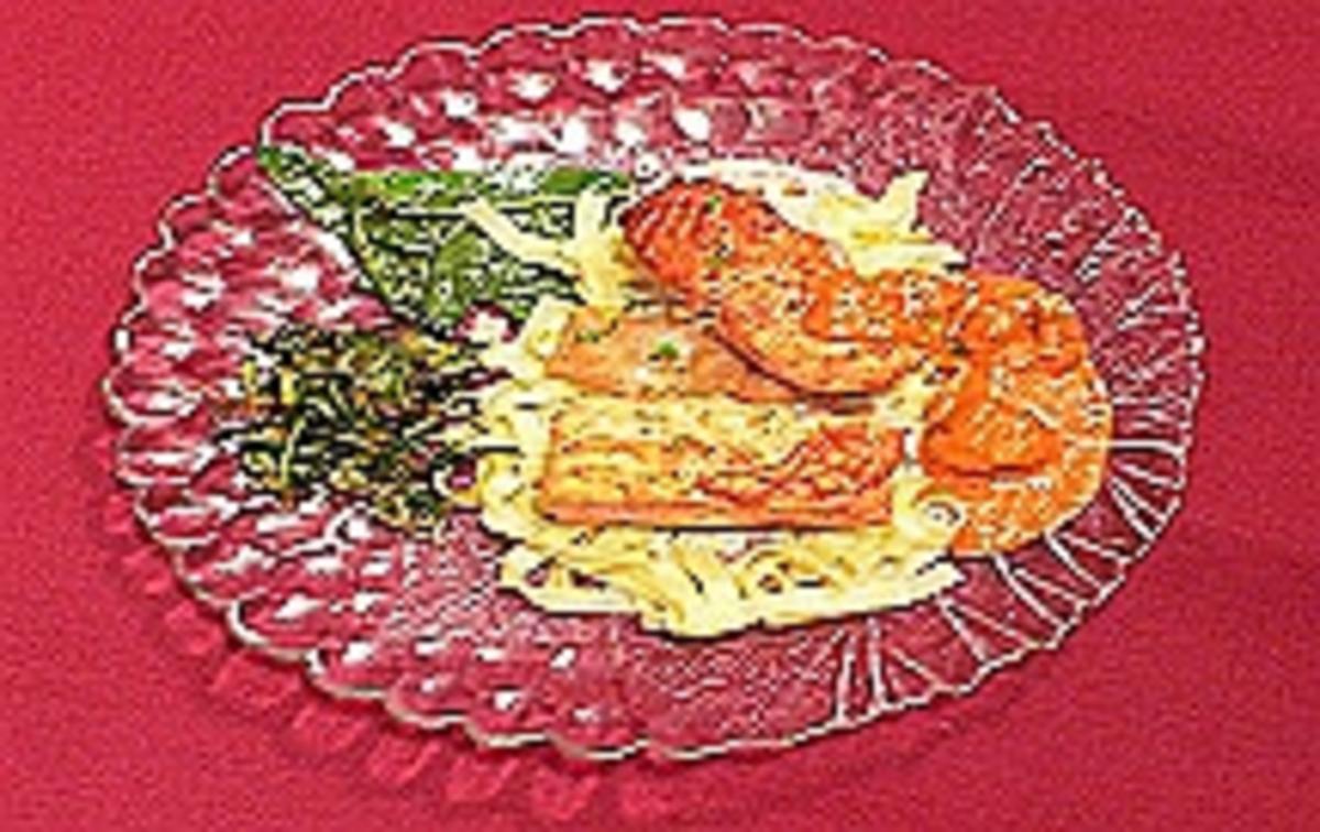 Fischplatte "Denia" mit gebratenem Gemüse - Rezept